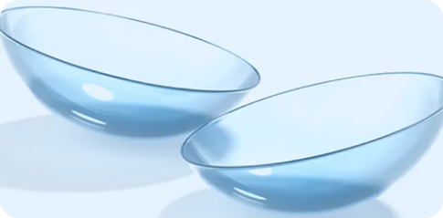 RGP hard contact lenses